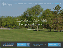 Tablet Screenshot of lakearborgolf.com